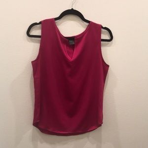 Pink Anne Taylor Sleeveless Top